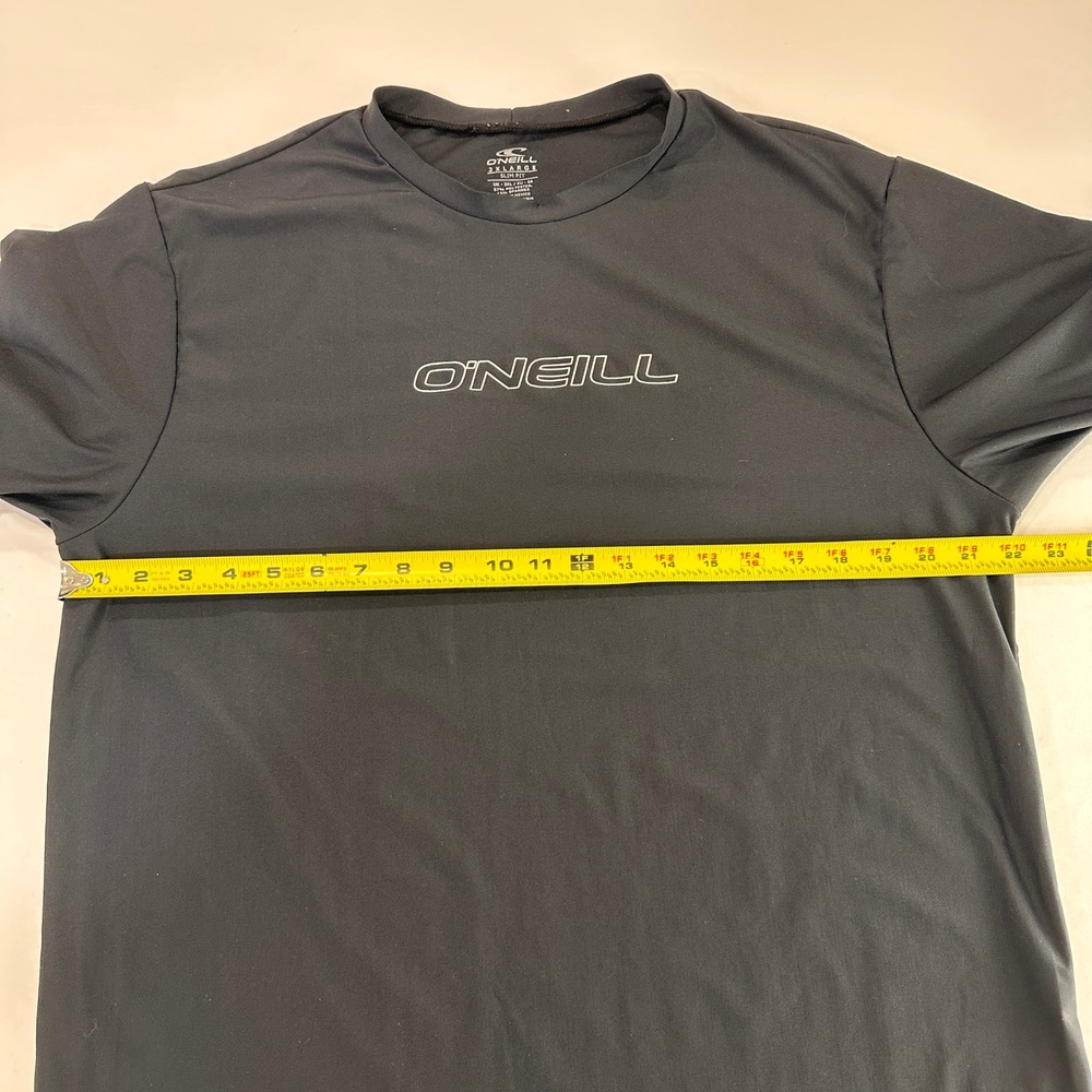 O'Neill Basic‎ Skins Rash Guard Men 2XL Black UPF 50+ Sun Protection | Surfcore - Picture 5 of 6